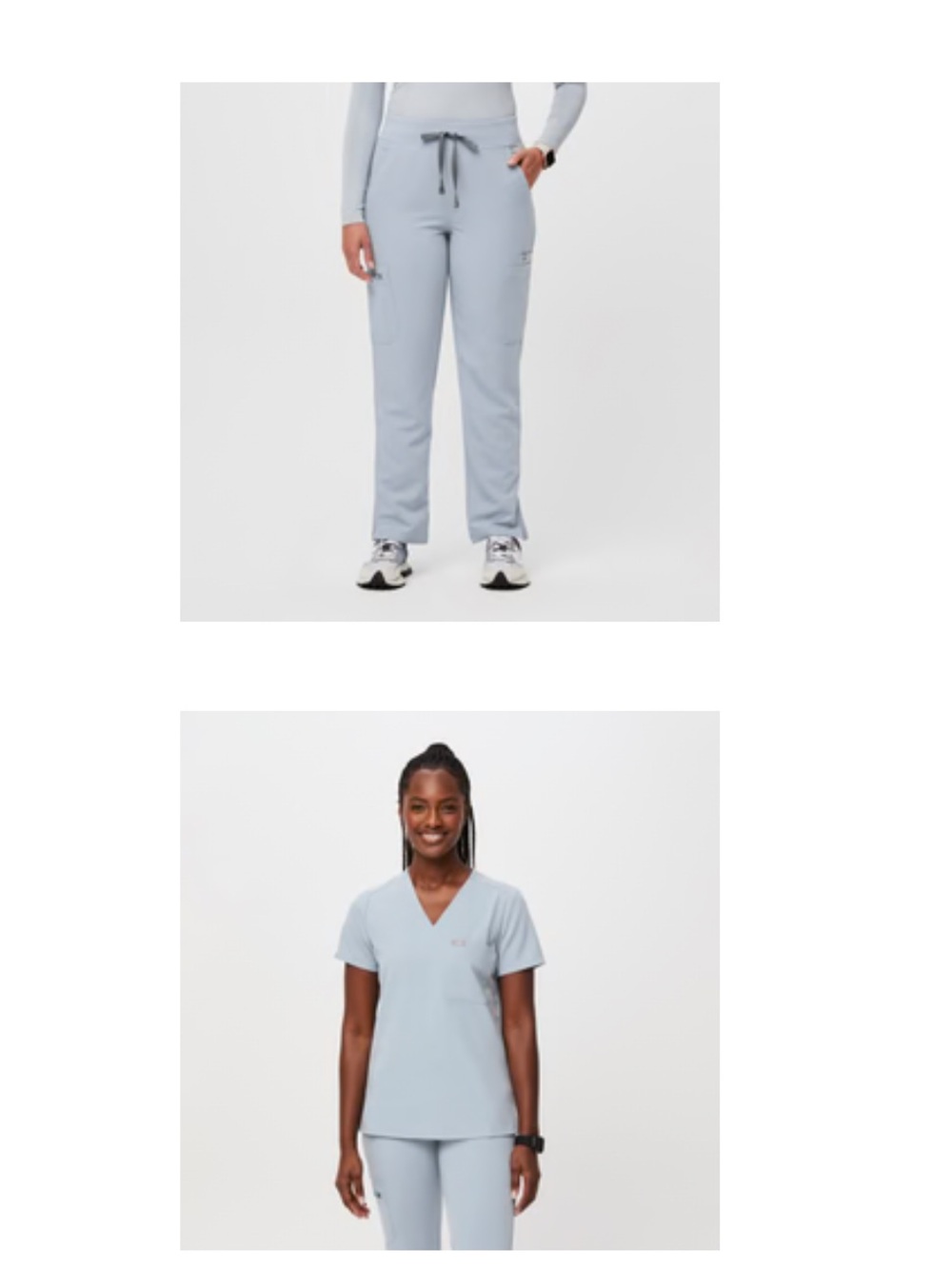 Figs dusty Blue scrub set